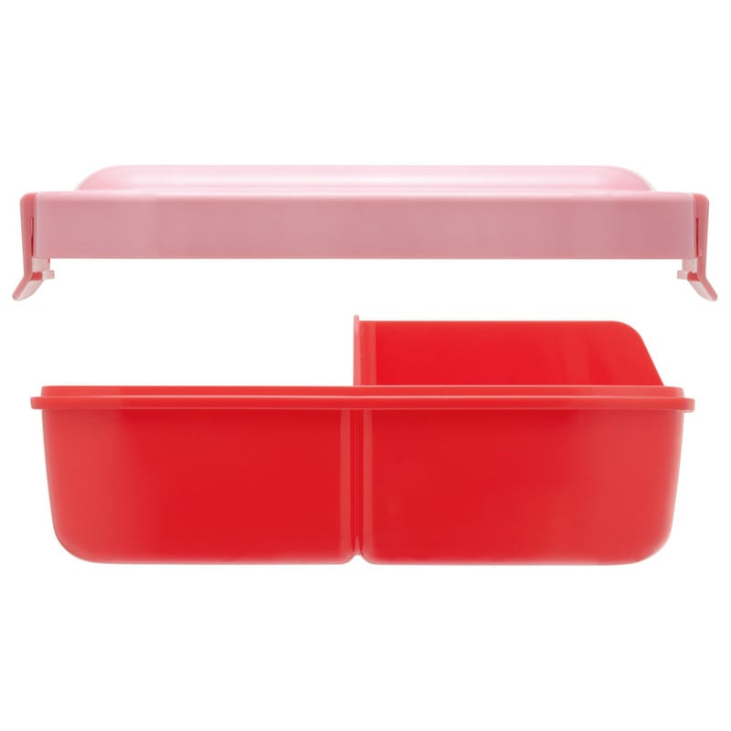 Hello Kitty Bento Box, single-tier 840ml lunch box with three inner compartments, made in Japan
