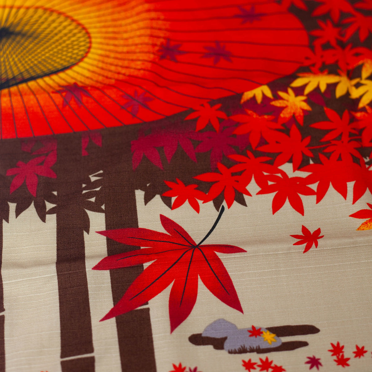 Mikeneko Momiji Furoshiki 50cm
