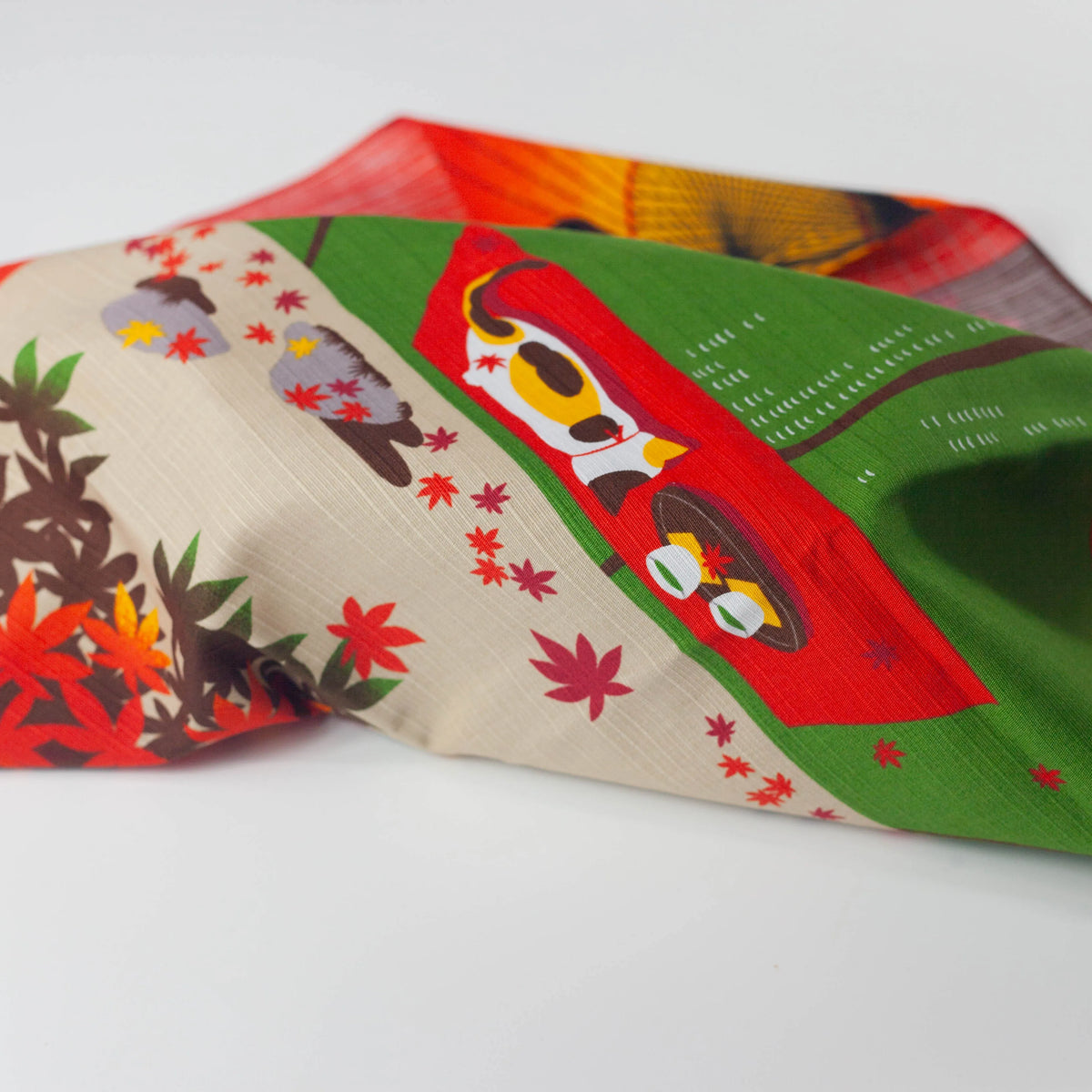 Mikeneko Momiji Furoshiki 50cm