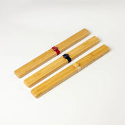 Take Bako bamboo chopsticks set in beige, red, and black with matching travel cases
