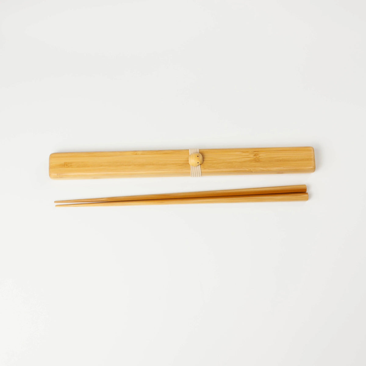 Take Bako bamboo chopsticks set in beige  with matching travel cases