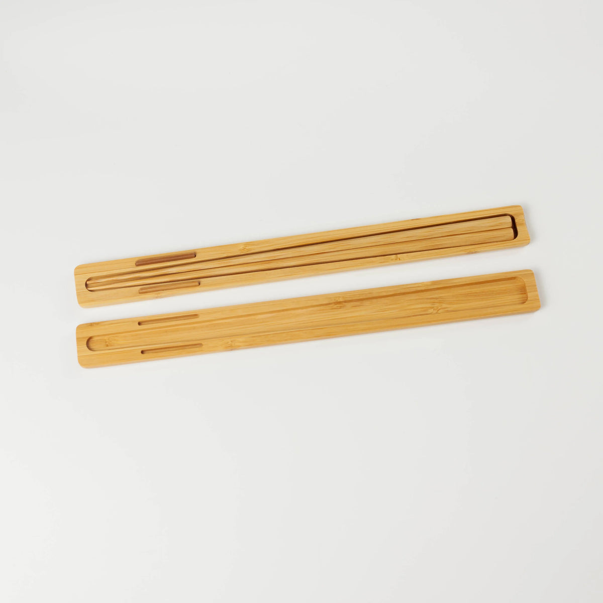 Take Bako bamboo chopsticks set in beige, red, and black with matching travel cases