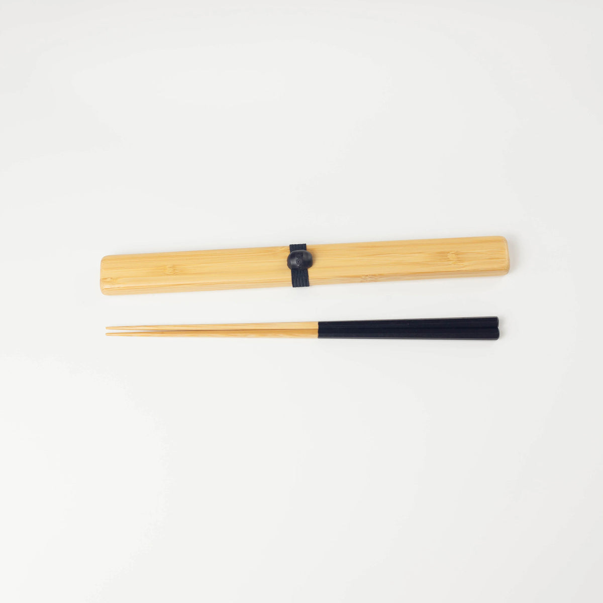 Take Bako bamboo chopsticks set in black with matching travel cases