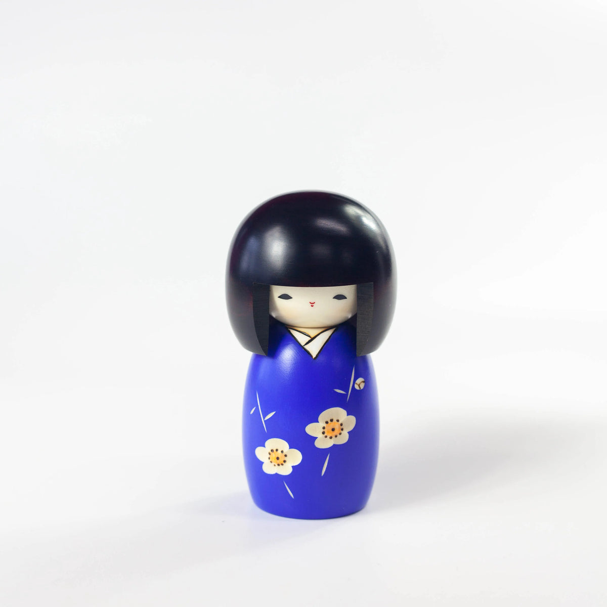 Kokeshi Wood Doll | Kaika (blue)