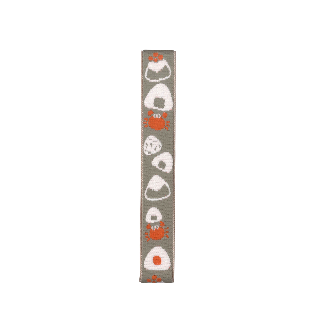 Crab Onigiri 27 cm Japanese bento lunch band with crab and rice ball pattern