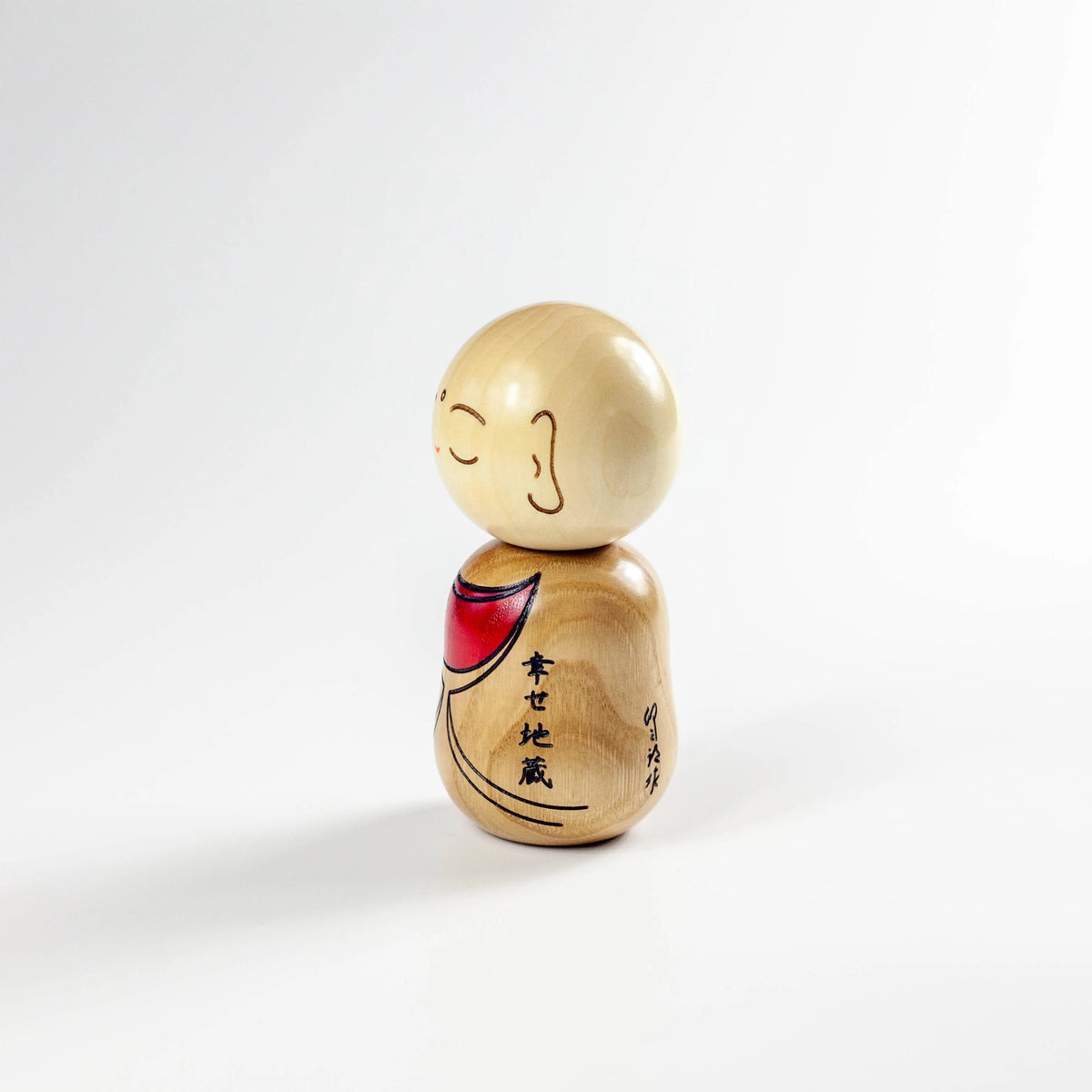 Kokeshi Wood Doll | Happy Ojizosan