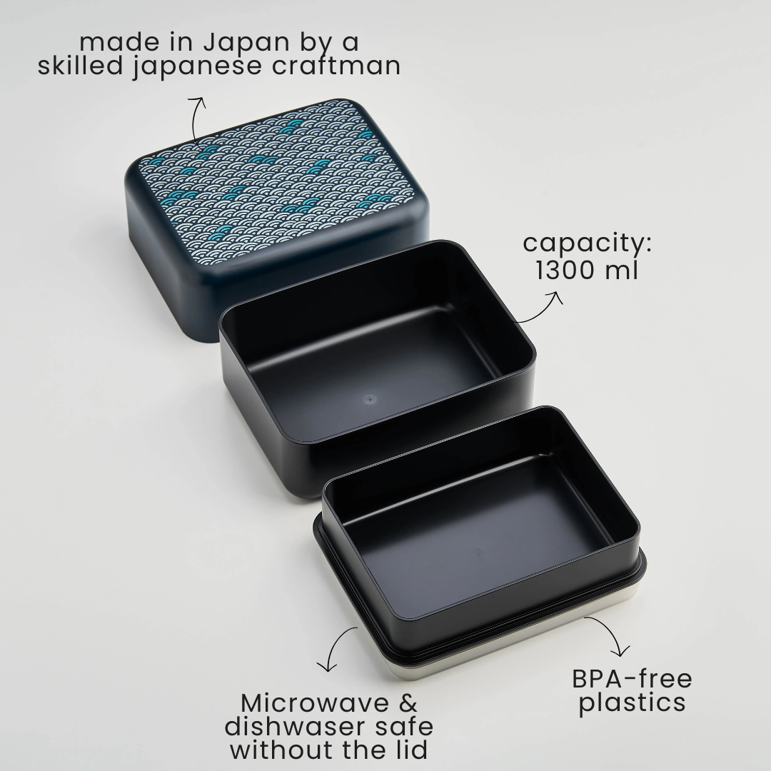 Big Bento Box | Blauer Ozean Nami
