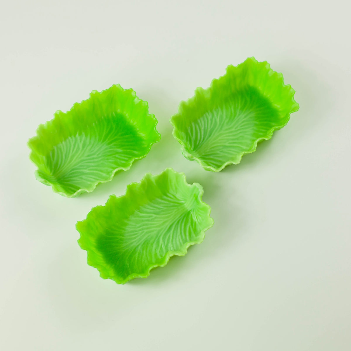 Green Veggie Cups | Rectangle