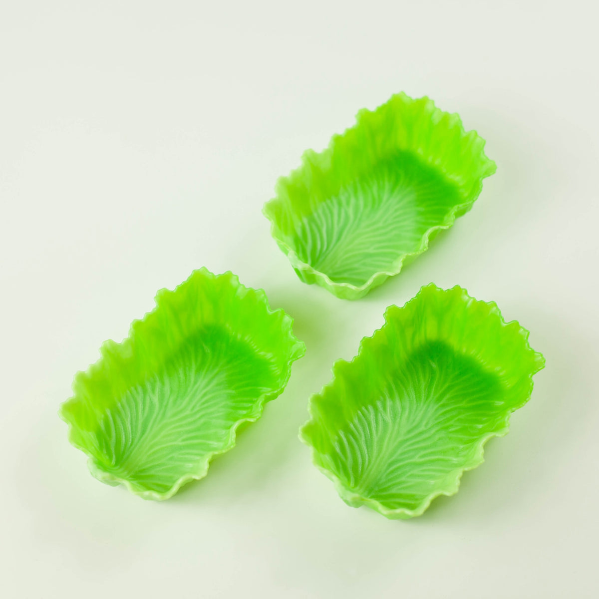 Green Veggie Cups | Rectangle