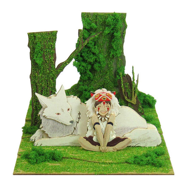 Miniatuart | Princess Mononoke: San and the Wolf