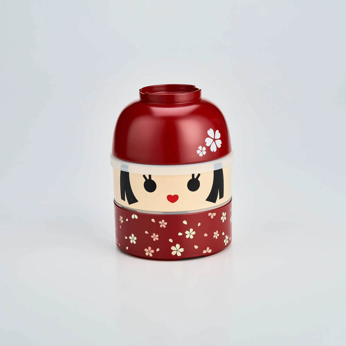 Big Kokeshi Bento Box | Hanako, a large-capacity Japanese lunch box inspired by a traditional kokeshi doll