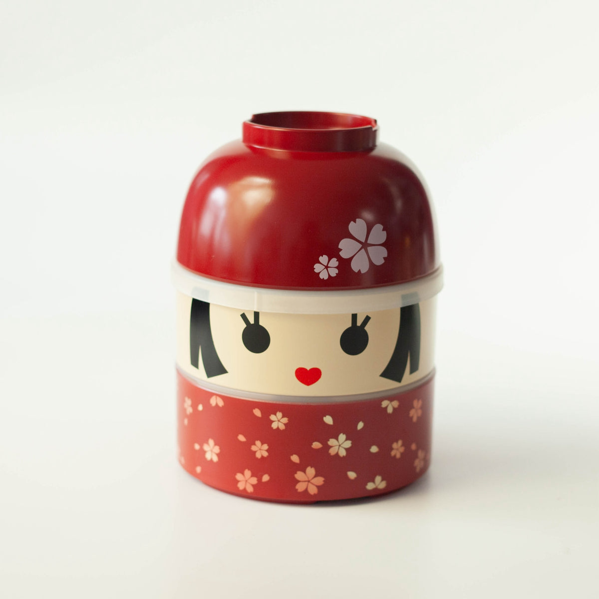 Big Kokeshi Bento Box | Hanako, a large-capacity Japanese lunch box inspired by a traditional kokeshi doll