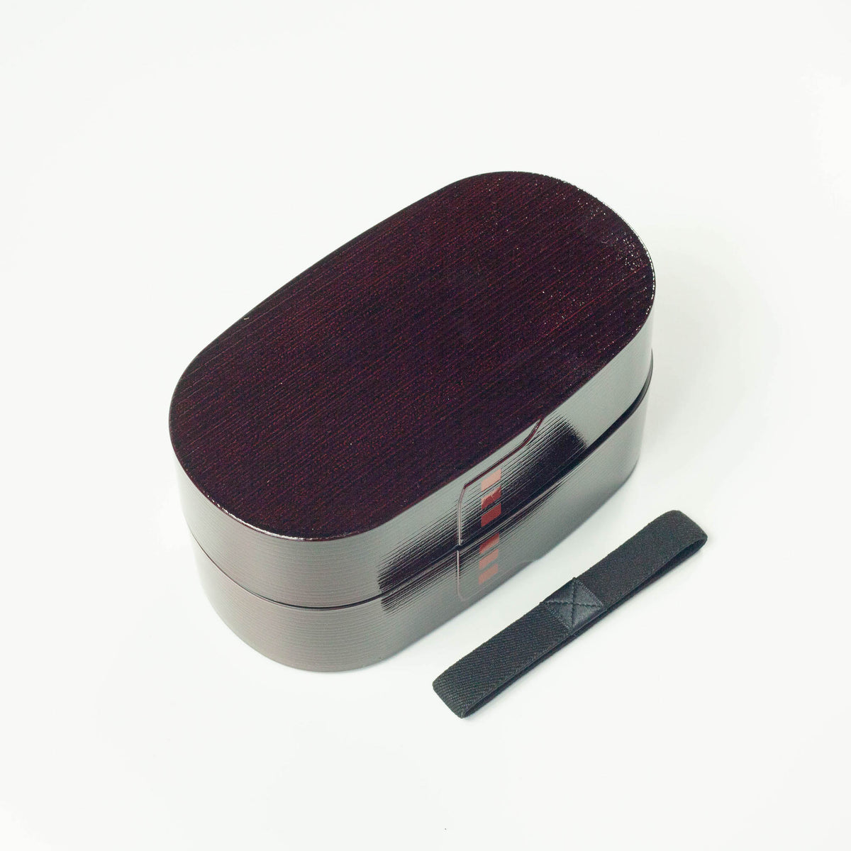 Nuri Wappa Bento Box in Dark Wood, Red Wood, and Light Wood