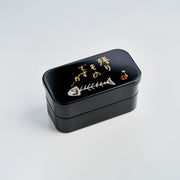 Nokorimono Bento Box with a humorous fish bone illustration