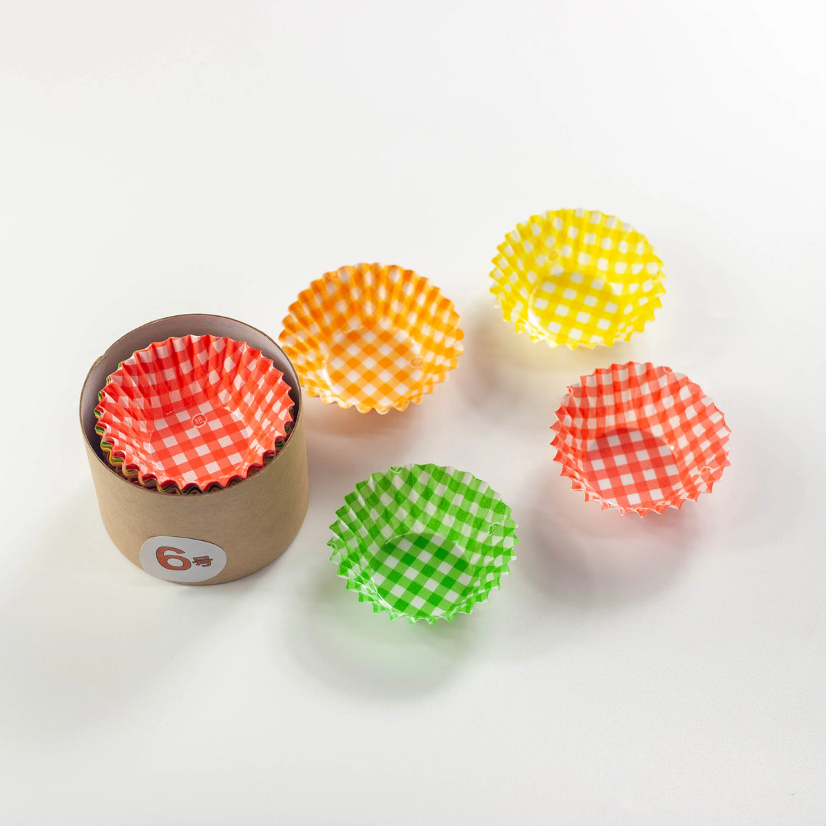 Eco-Friendly Checkered Food Cup 15mL for Japanese bento lunches