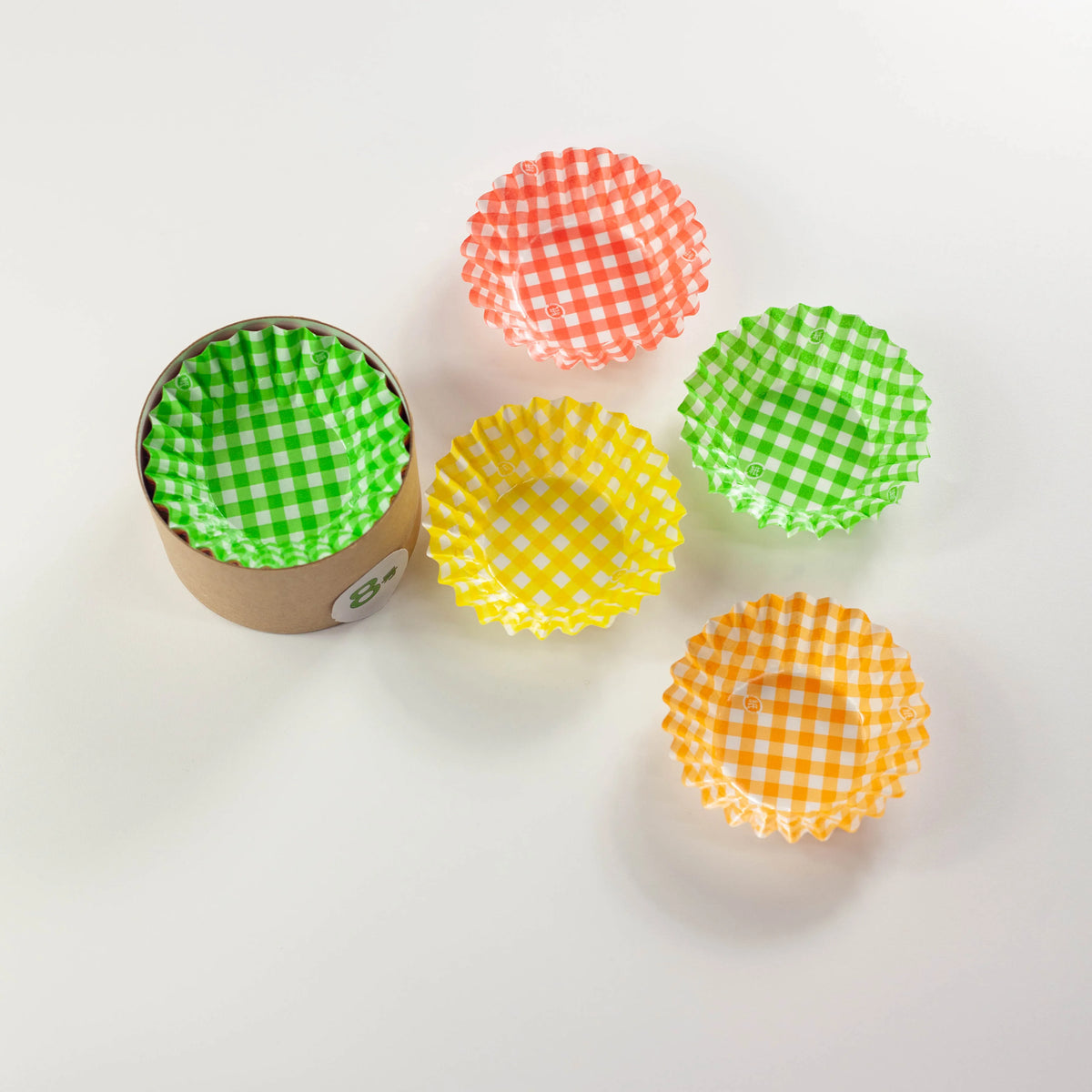 Eco-Friendly Checkered Food Cup 30mL for Japanese bento lunches