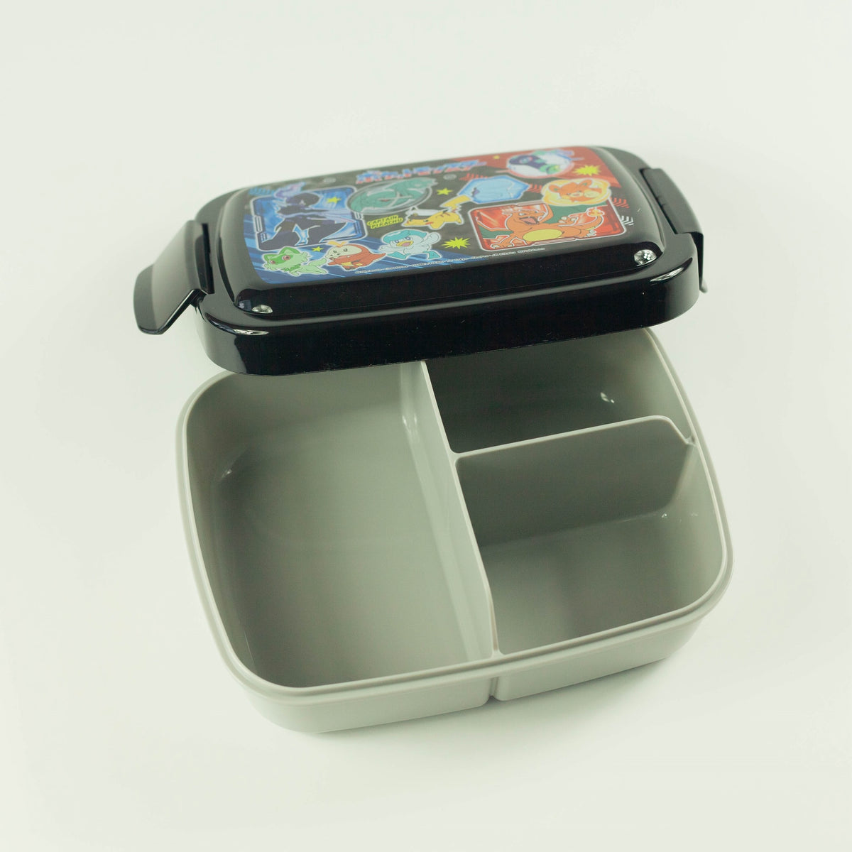 Pokemon Bento Box, single-tier 840ml lunch box with three inner compartments, made in Japan
