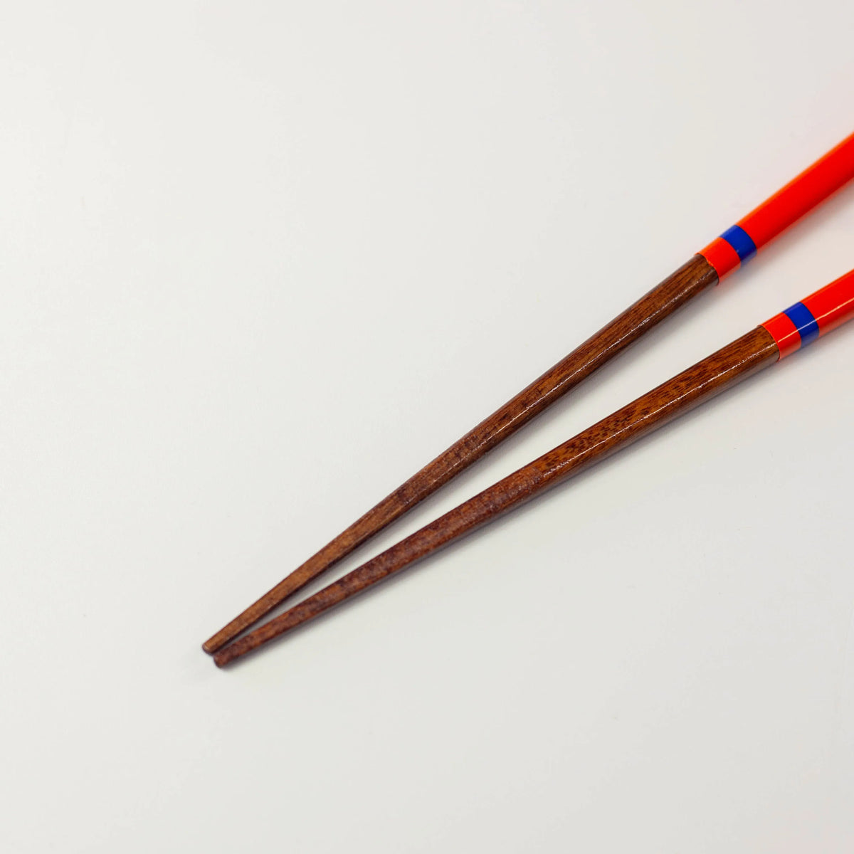 Official Dragon Ball wooden chopsticks 21cm - orange and blue Kame kanji design, natural wood