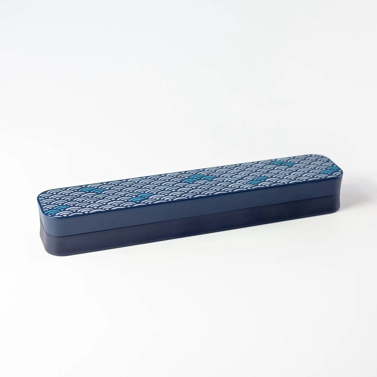 Blue Ocean Nami cutlery set with a blue Japanese wave design