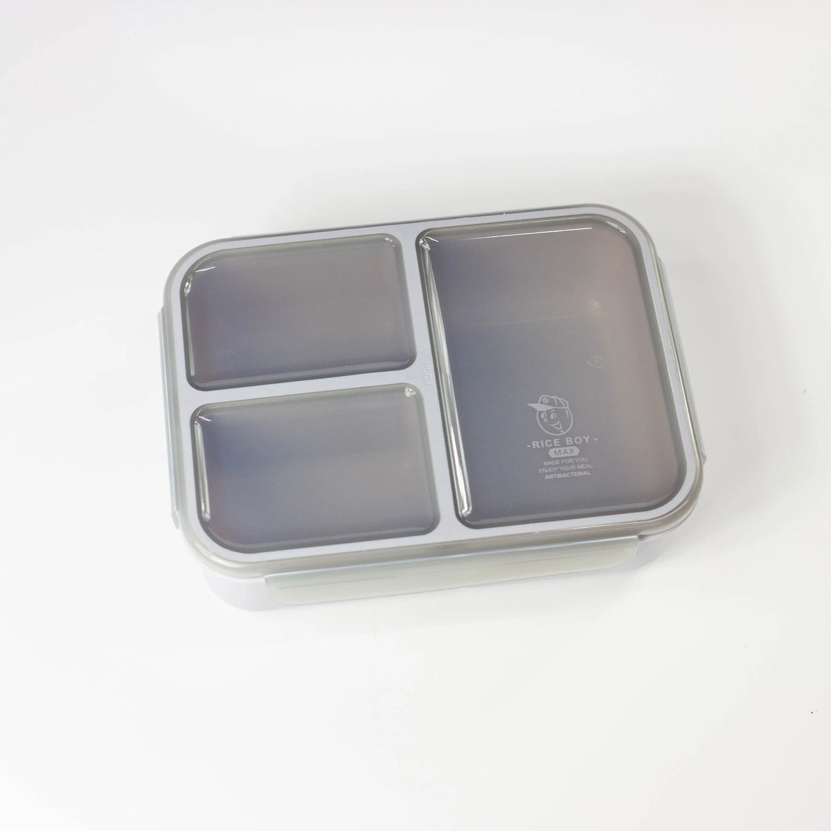 Rice Boy Bento Box 1,600ml, a large single-tier lunch box with three compartments
