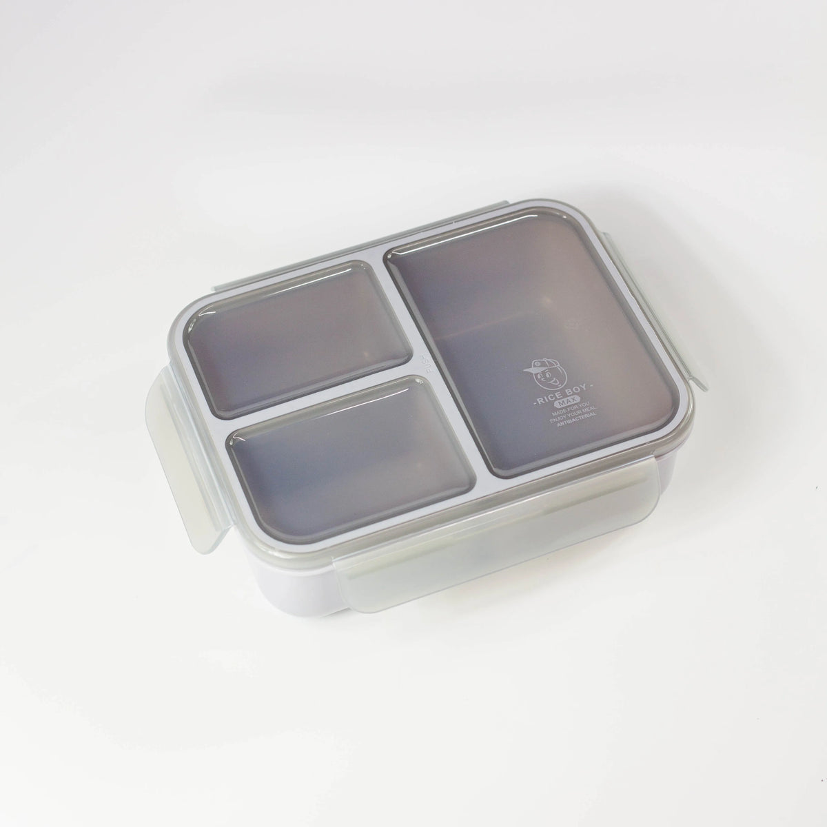 Rice Boy Bento Box 1,600ml, a large single-tier lunch box with three compartments