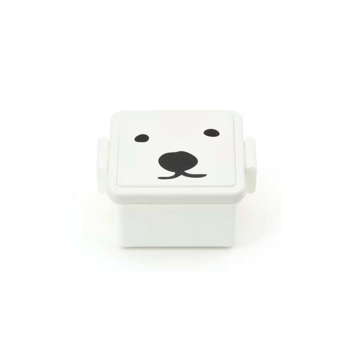 GEL-COOma Bento Box Small 220mL – front view with bear face design on white background