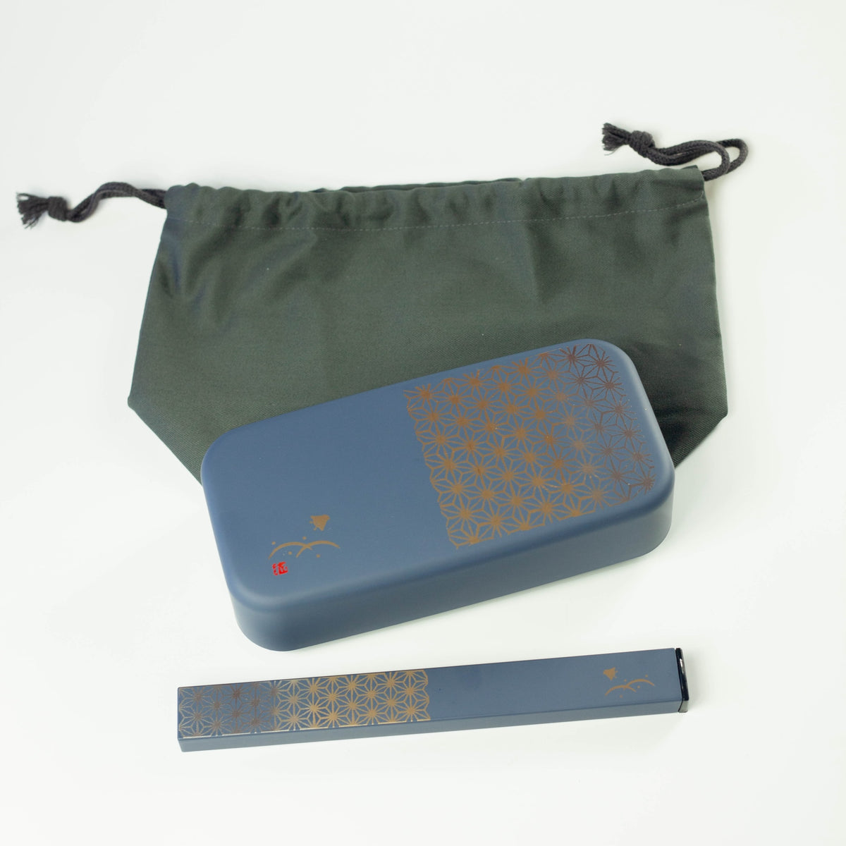 Asanoha bundle with a traditional Japanese hemp leaf pattern
