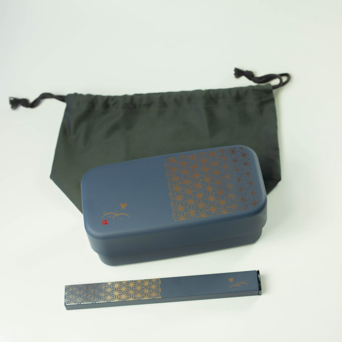 Asanoha bundle with a traditional Japanese hemp leaf pattern