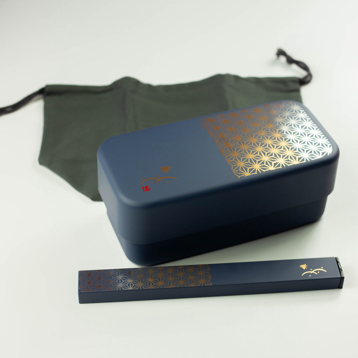 Asanoha bundle with a traditional Japanese hemp leaf pattern