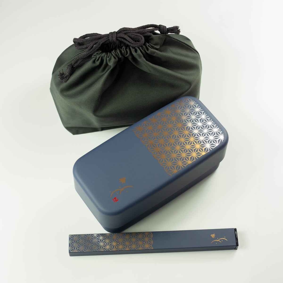 Asanoha bundle with a traditional Japanese hemp leaf pattern