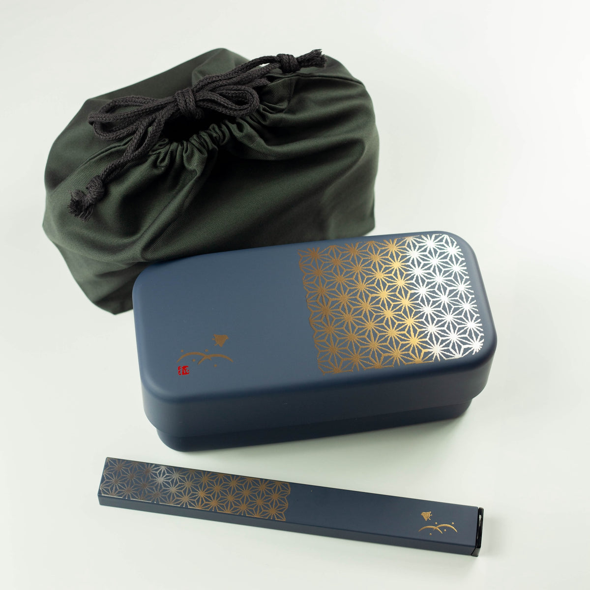 Asanoha bundle with a traditional Japanese hemp leaf pattern