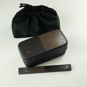 Nami bento bundle with a Japanese wave pattern