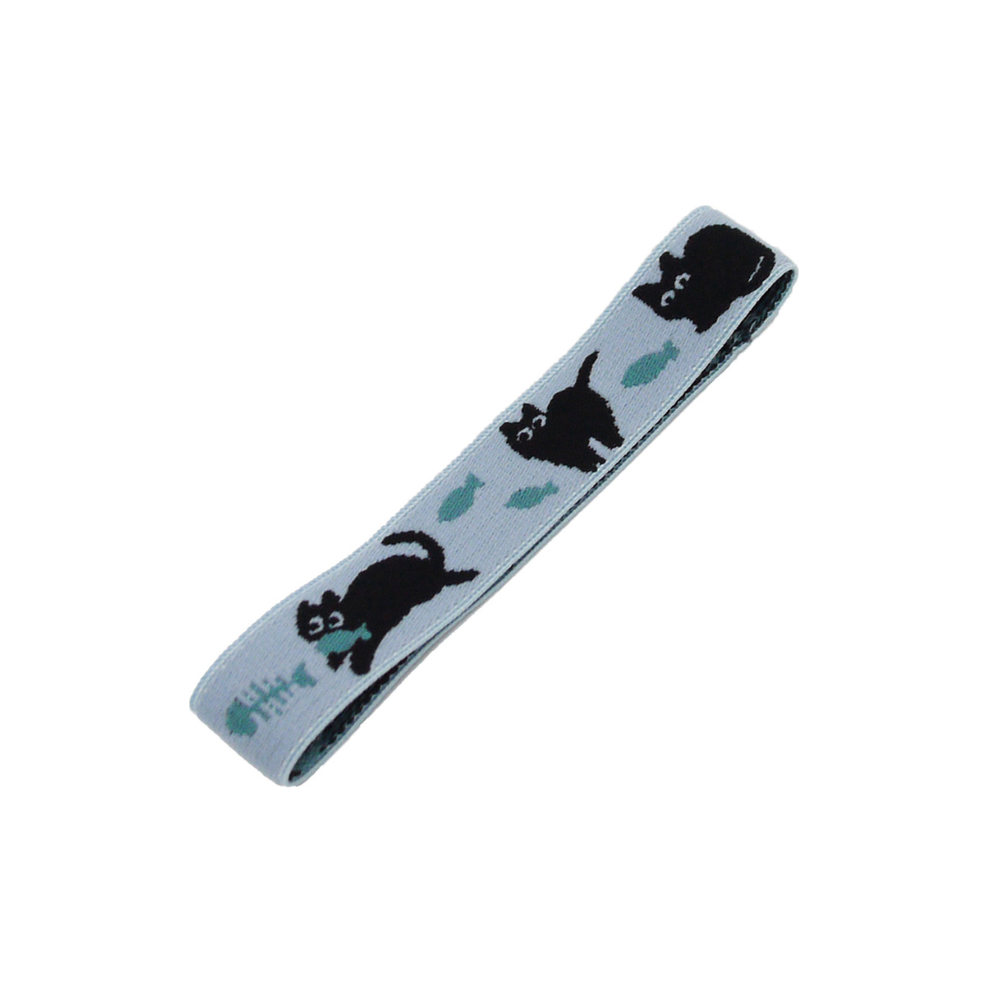 Neko & Sakana 27 cm Japanese bento lunch band with cat and fish pattern