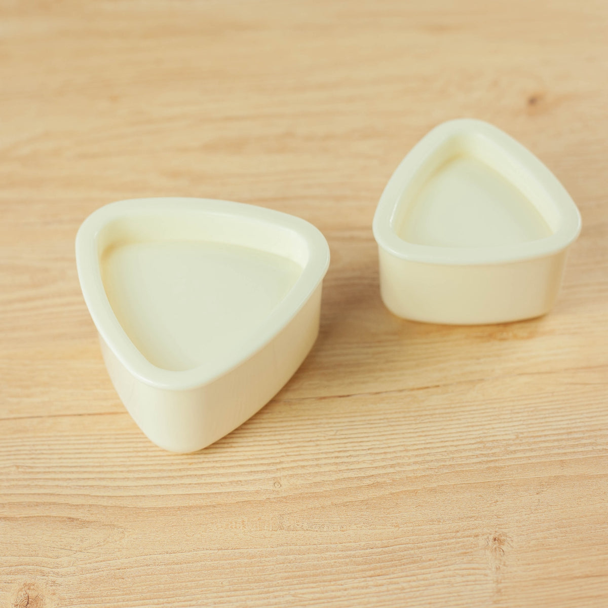 Easy Onigiri Push Mold set of 2 - small and large triangular rice ball molds, BPA-free, made in Japan