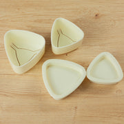 Easy Onigiri Push Mold set of 2 - small and large triangular rice ball molds, BPA-free, made in Japan