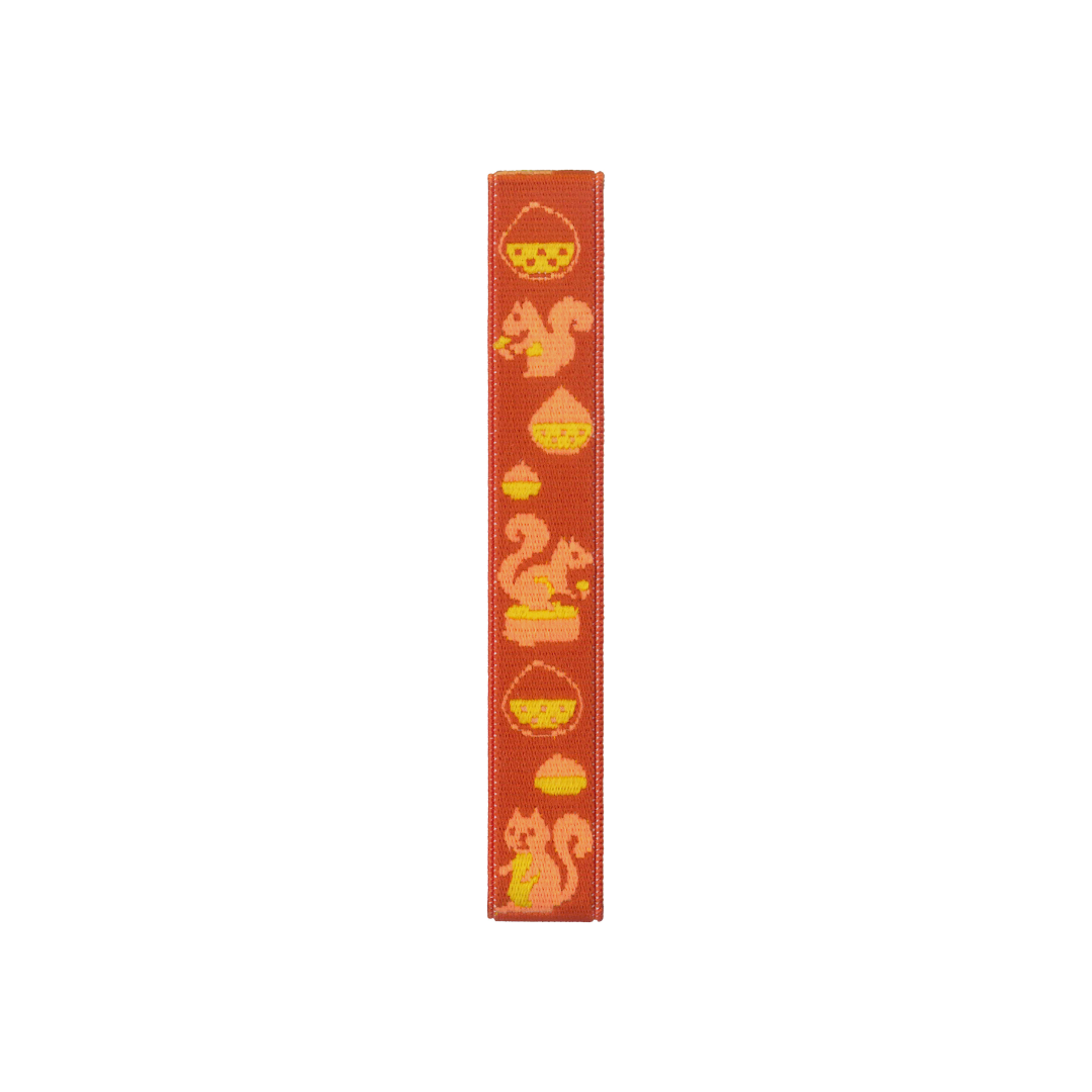 Risu & Kuri 27 cm Japanese bento lunch band with squirrel and chestnut pattern