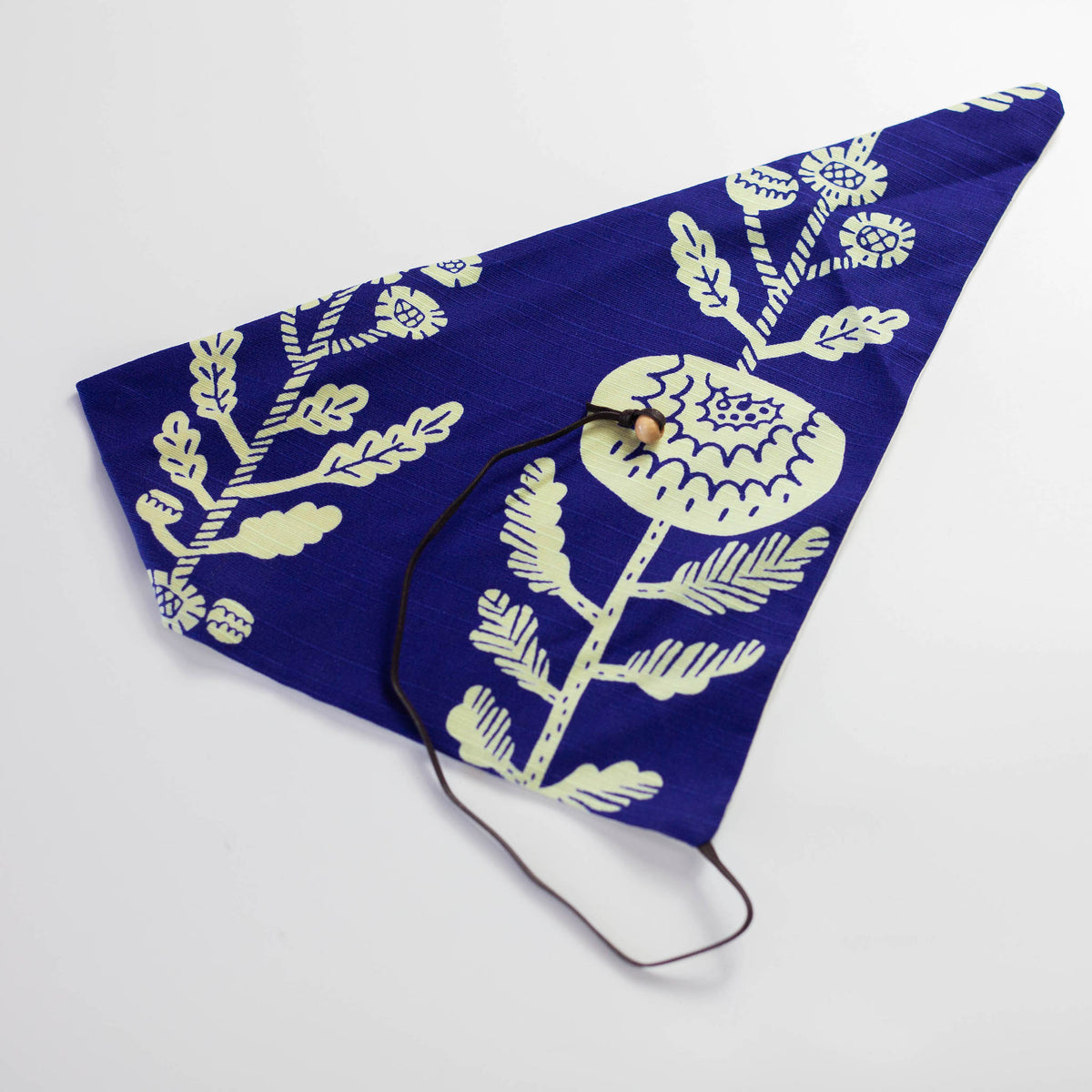 Furoshiki cloth chopstick case in colorful Japanese floral patterns