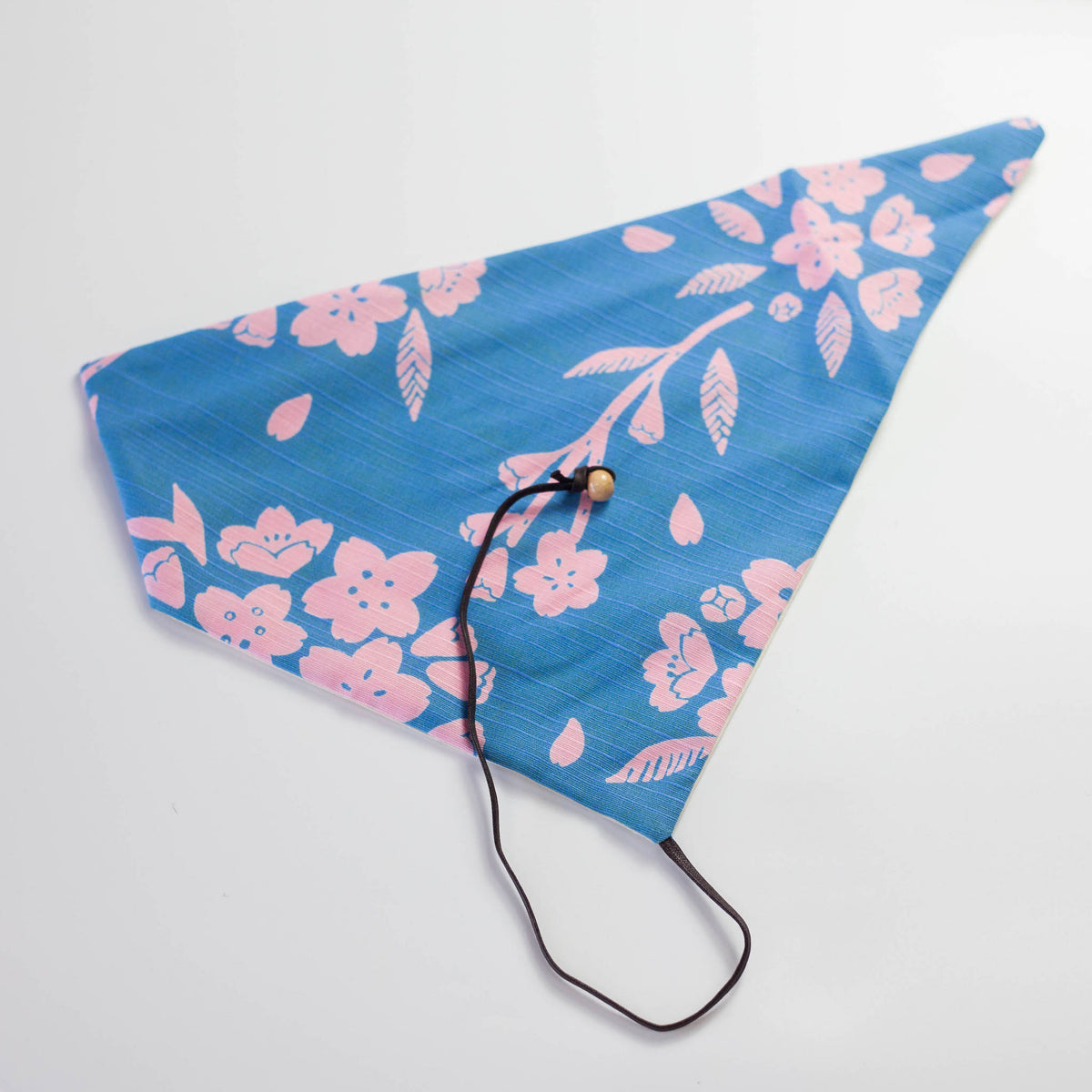 Furoshiki cloth chopstick case in colorful Japanese floral patterns