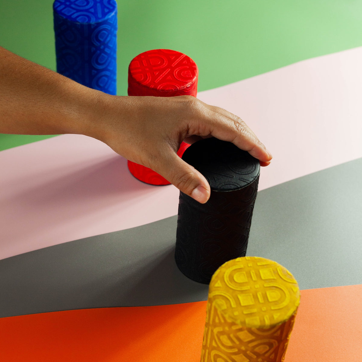Embossed Washi Tea Canister