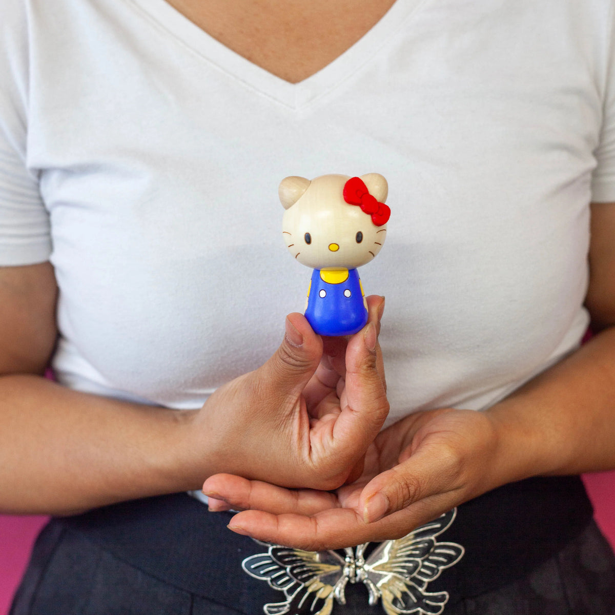 Kokeshi Wood Doll | Hello Kitty