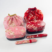 Sakura Usagi 830ml bento bundle with a cherry blossom and rabbit design