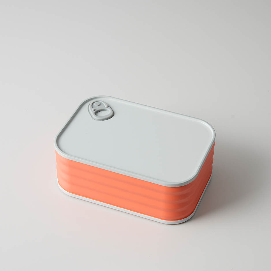 EatCan Bento Box, stackable 600 ml Japanese lunch box with removable divider