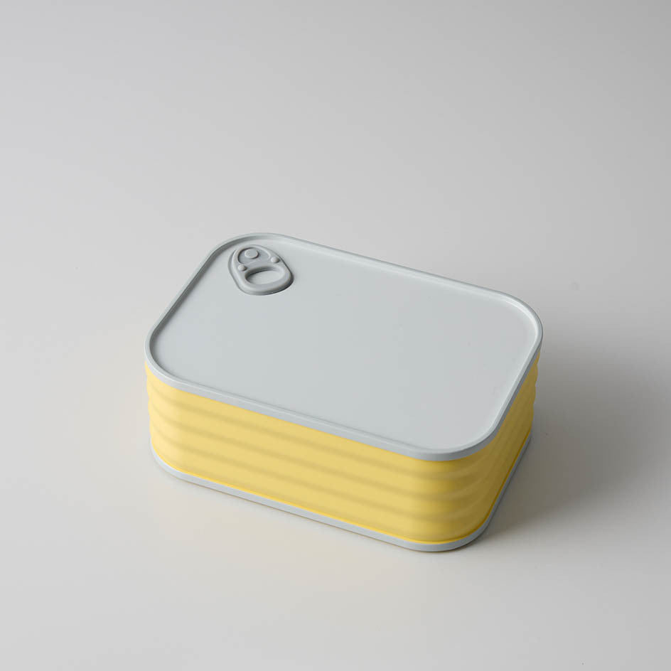 EatCan Bento Box, stackable 600 ml Japanese lunch box with removable divider