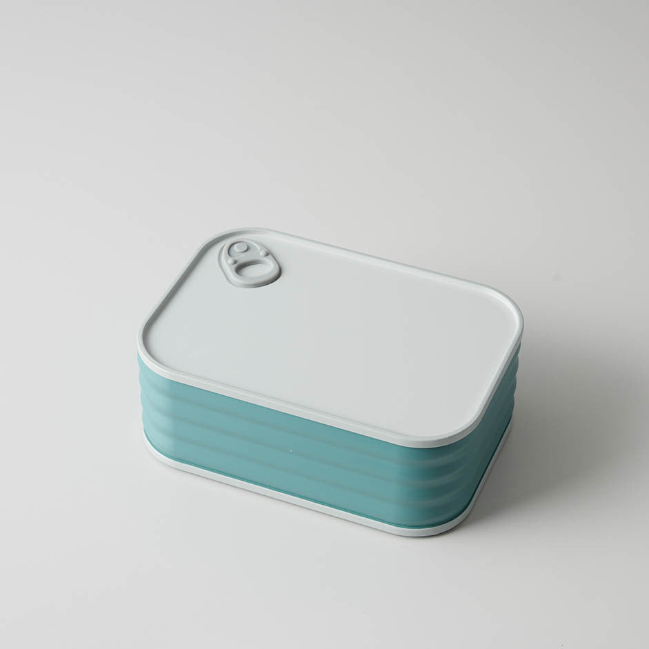 EatCan Bento Box, stackable 600 ml Japanese lunch box with removable divider