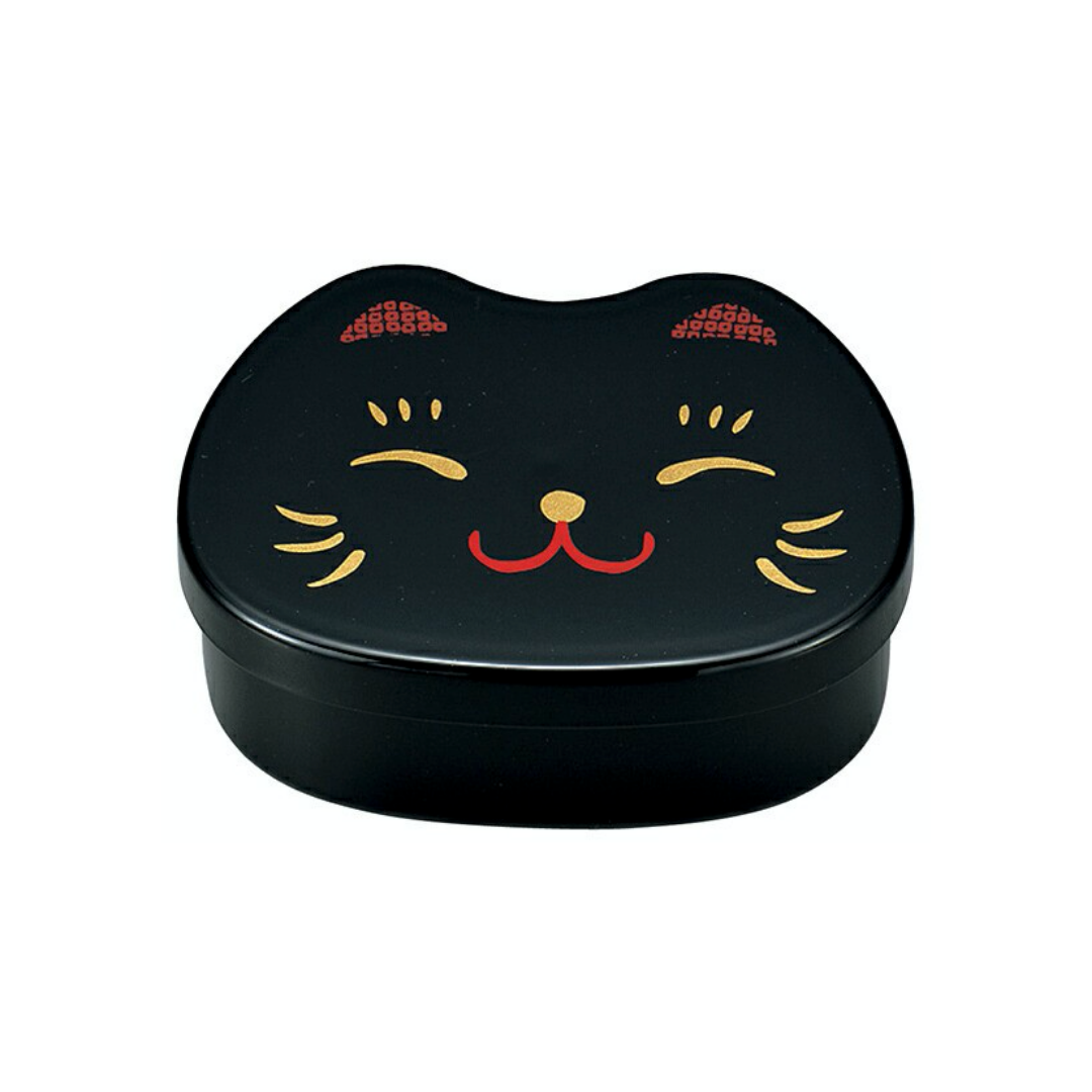 Kao Neko Bundle in black with a Japanese cat design