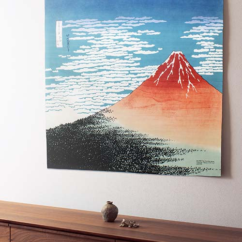 Sumidagawa Furoshiki 104cm | Mt Fuji