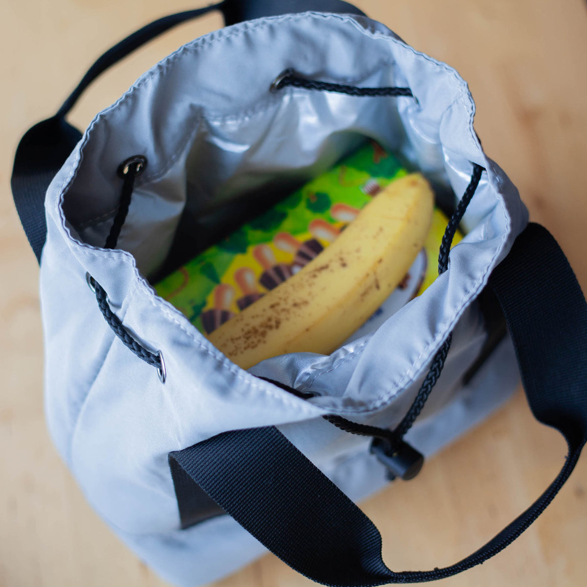 Drawstring Cooler Bag | Light Gray