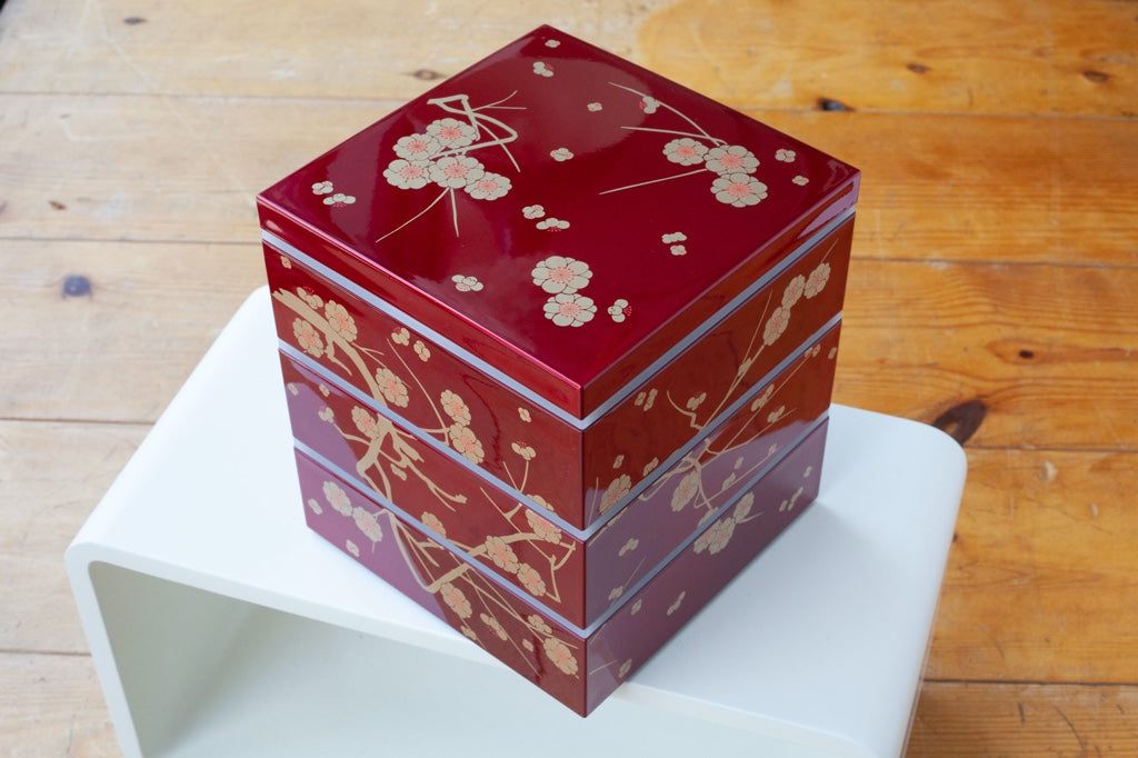 Ume Picnic Bento Box | Red (15cm)